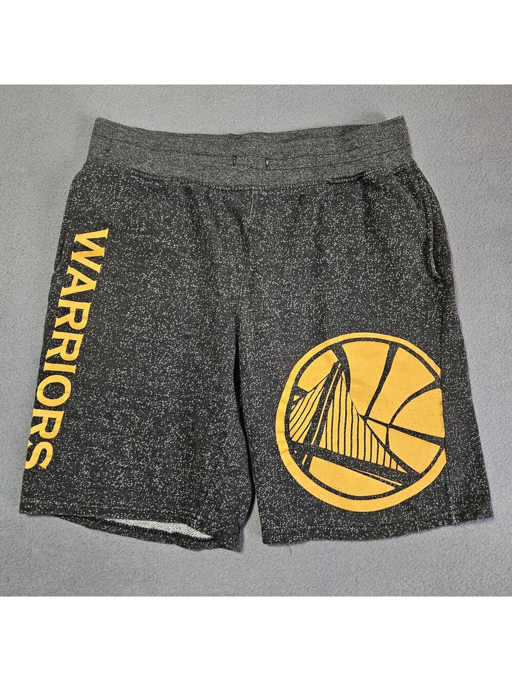 NBA Golden State Warriors Gray Men's Athletic Shorts Size Medium Comfortable